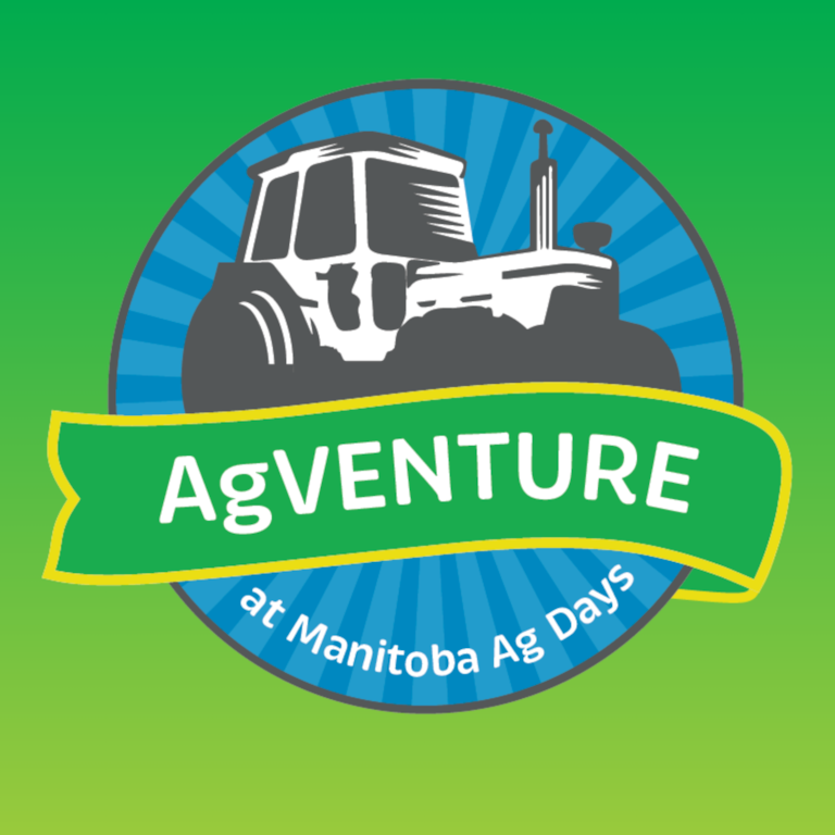 AgVenture logo on green and yellow gradient background