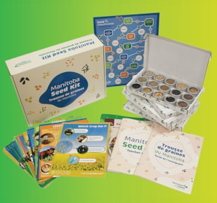 Manitoba Seed Kit box and materials